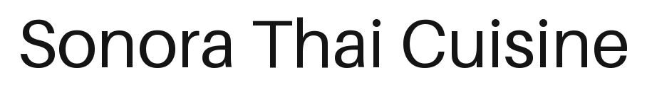 Sonora Thai Cuisine